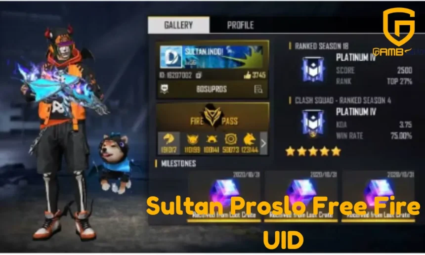 Sultan Proslo Free Fire UID