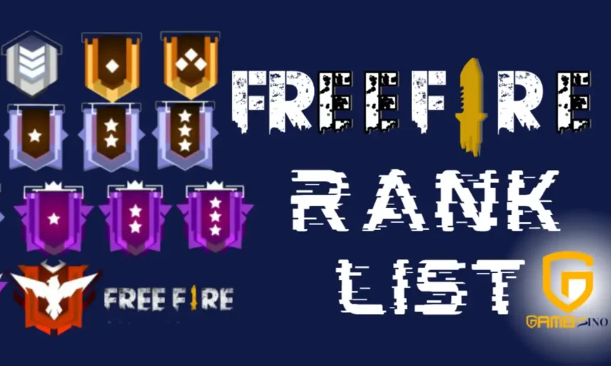 free fire rank list