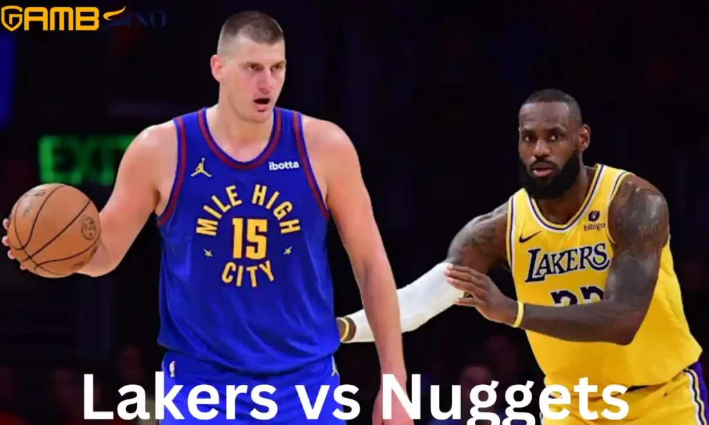 Los Angeles Lakers putting on a show against the Denver Nuggets