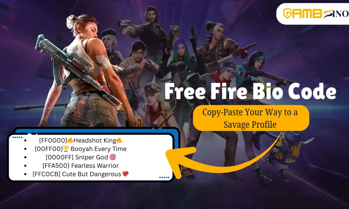 Bio Game Code Free Fire Bio Code 2025: Copy-Paste Your Way to a Savage Profile - GambSino