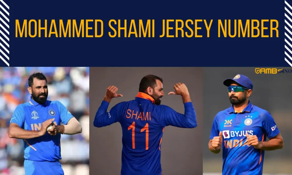 Mohammed Shami Jersey Number