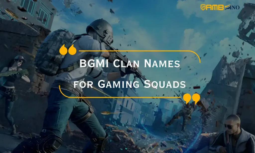 BGMI Clan Names