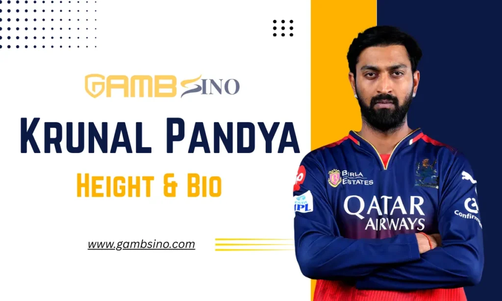 Krunal Pandya Height