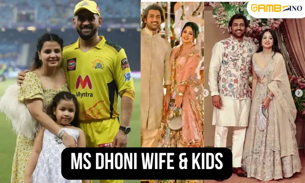 MS Dhoni Wife and Kids