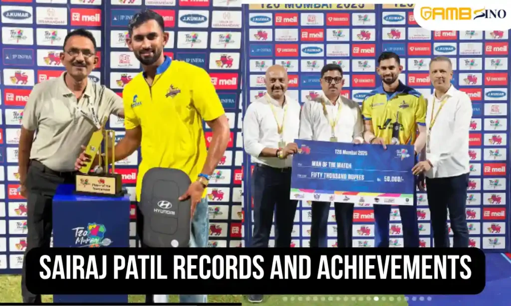 Sairaj Patil Records and Achievements