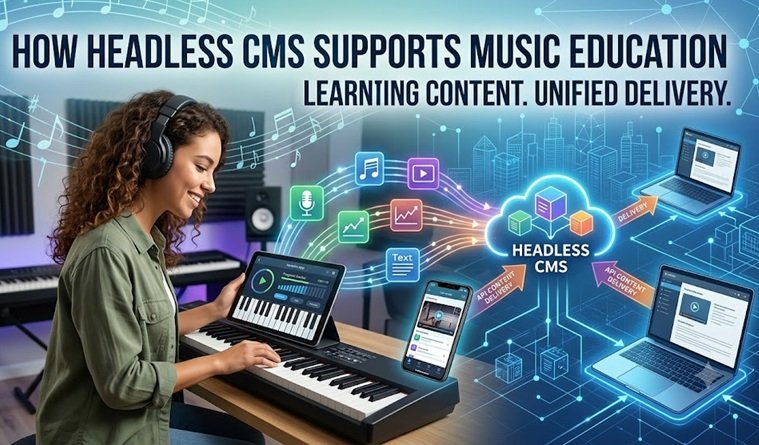 How Headless CMS Supports Music Education Platforms and Learning Content