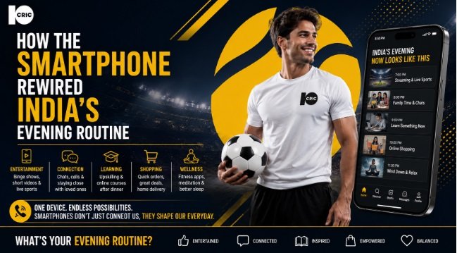 How the smartphone rewired India's evening routine