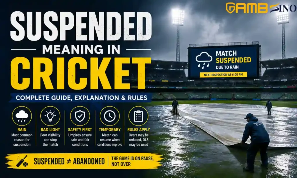 Suspended Meaning in Cricket