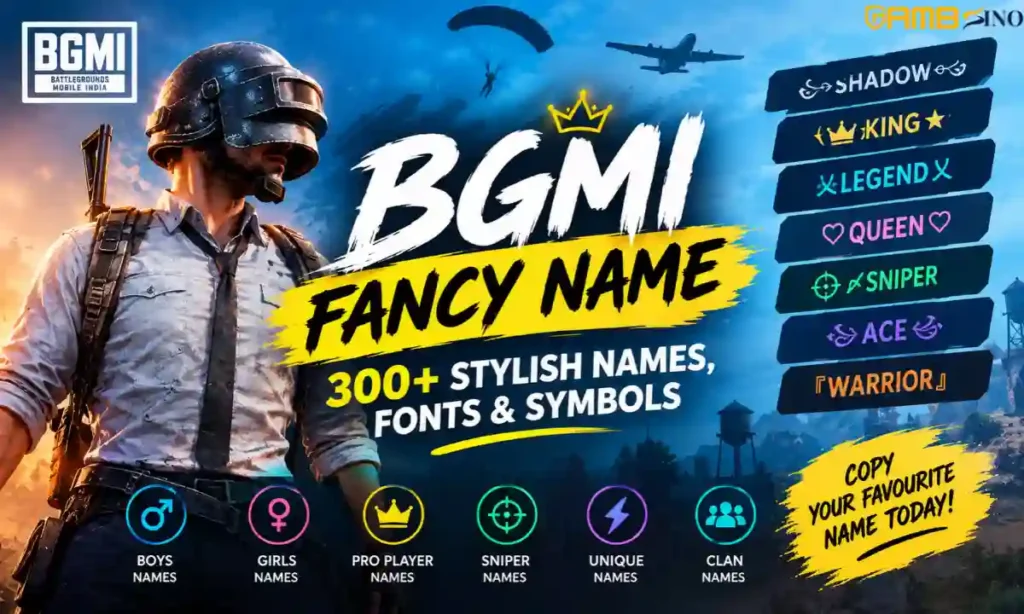 BGMI Fancy Name